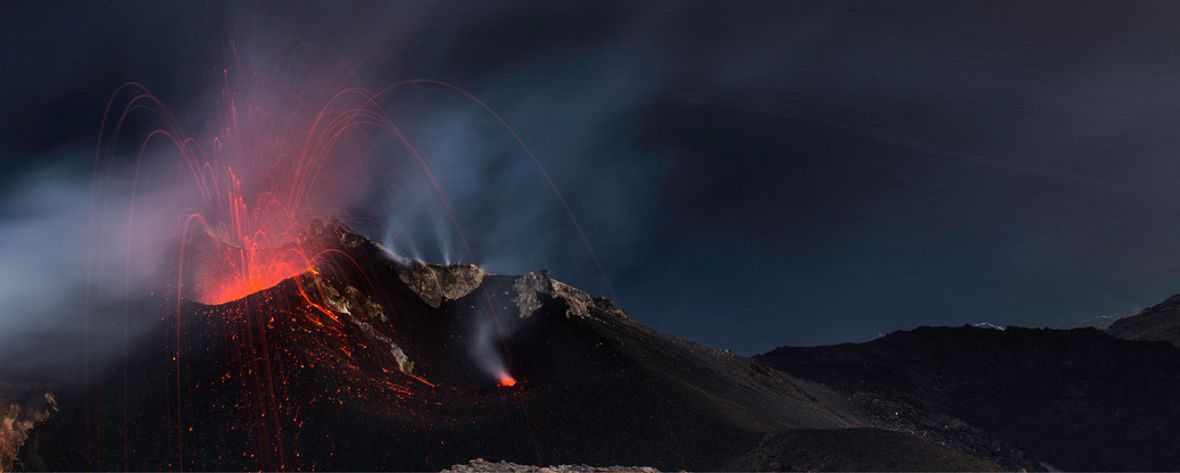 Vulkán Stromboli Vulkán Stromboli